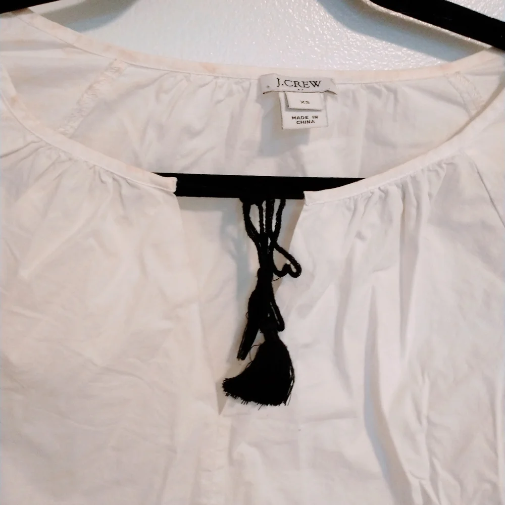 J crew boho tunic top extra small